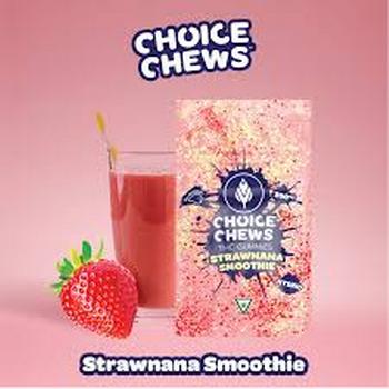 Choice Chews | Strawnana Smoothie Hybrid Gummies