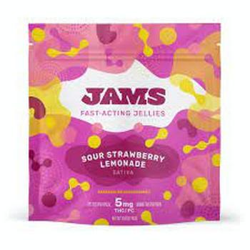 Jams Jellies | Sour Strawberry Lemonade Gummies Fast Acting 100mg