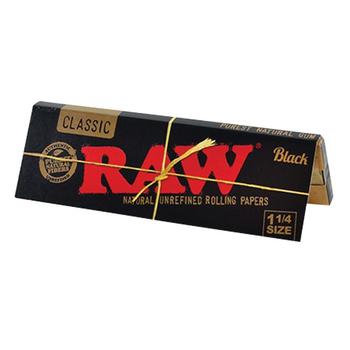Raw | Black 1 1/4 Papers