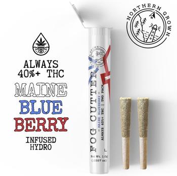 Fog Cutter | 2 Pack 0.5g Maine Blueberry Infused Prerolls