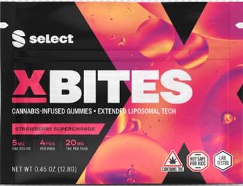 Select X Bites | Strawberry Supercharge Gummies